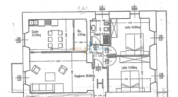 appartamento in vendita a Carrara