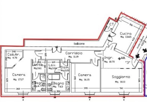 appartamento in vendita a Carrara in zona Centro Città