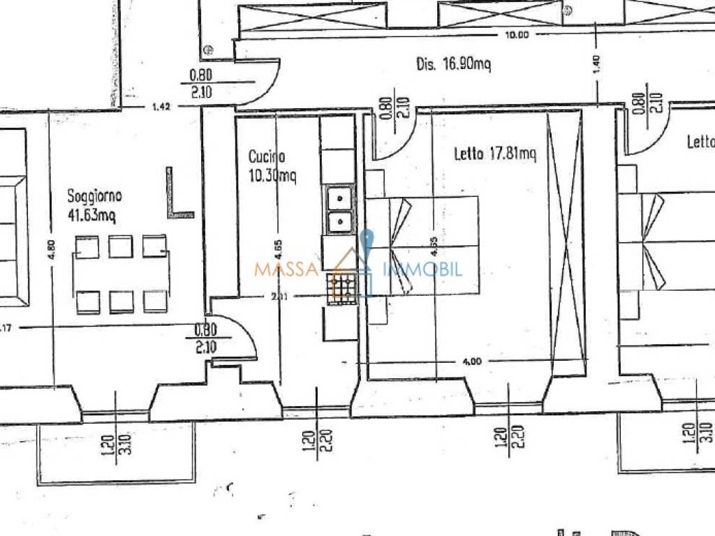 appartamento in vendita a Carrara