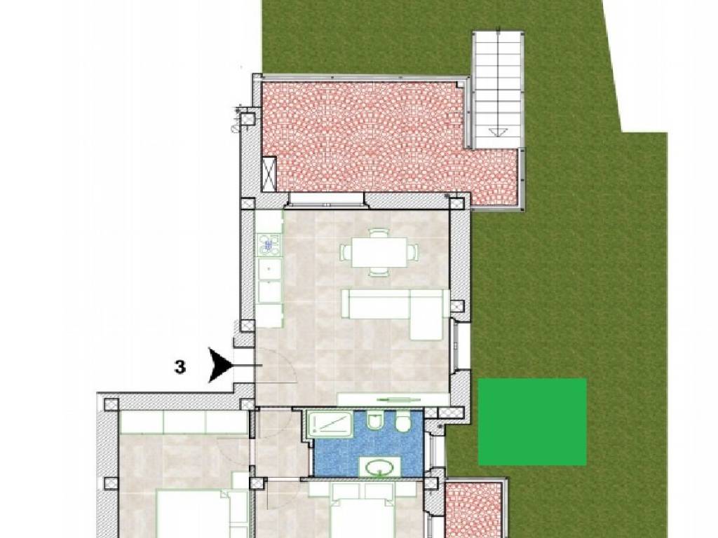 appartamento in vendita a Carrara in zona Avenza