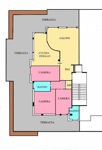 appartamento in vendita a Carrara in zona Marina di Carrara