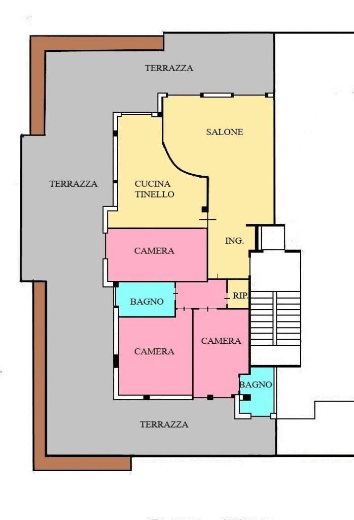 appartamento in vendita a Carrara in zona Marina di Carrara