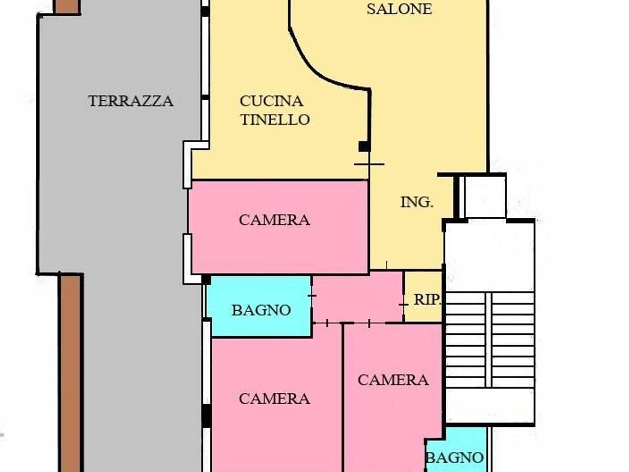 appartamento in vendita a Carrara in zona Marina di Carrara