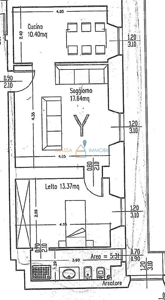 appartamento in vendita a Carrara in zona Centro Città