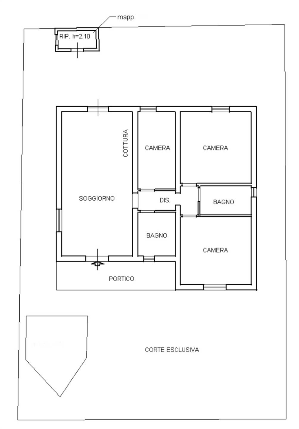 casa indipendente in vendita a Fosdinovo in zona Caniparola