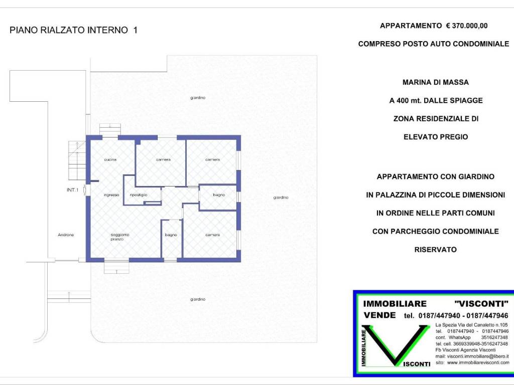 appartamento in vendita a Massa in zona Marina di Massa