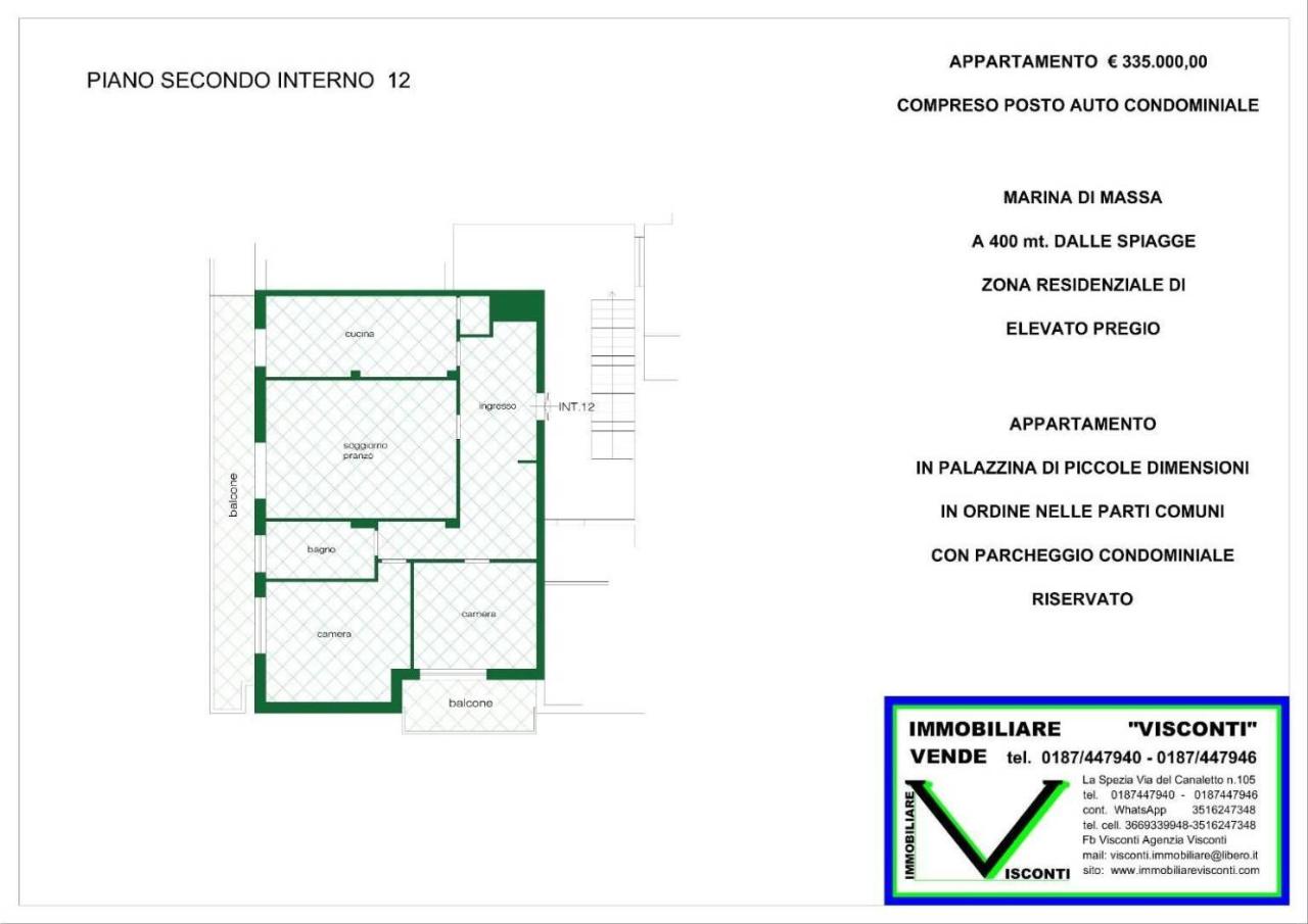 appartamento in vendita a Massa in zona Marina di Massa