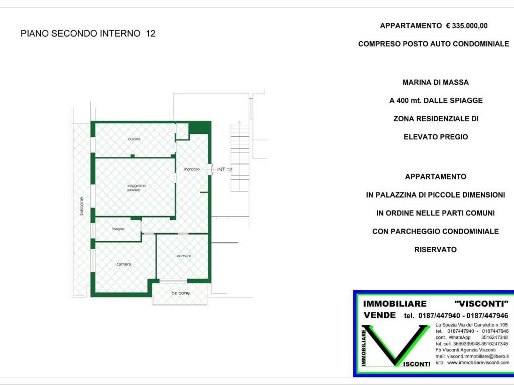 appartamento in vendita a Massa in zona Marina di Massa