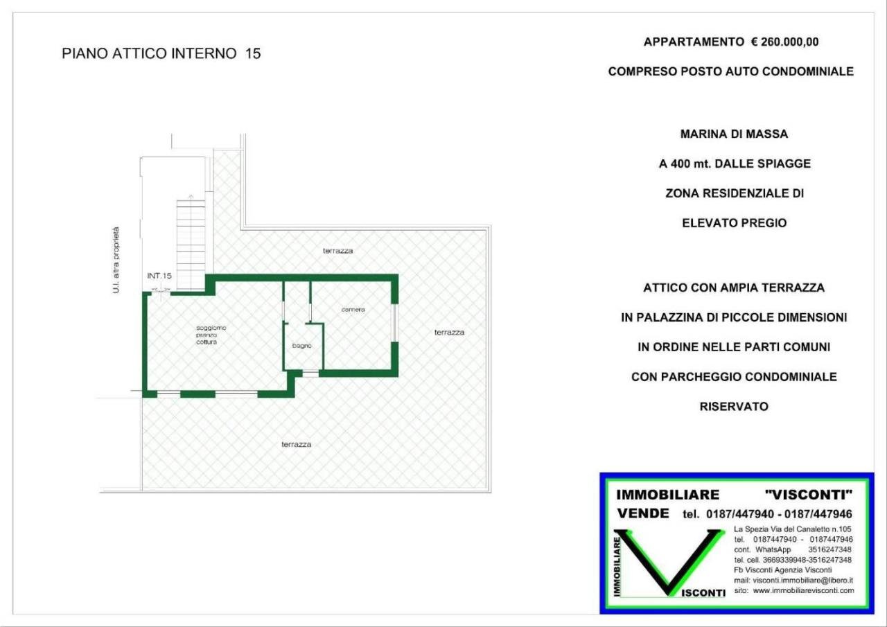 appartamento in vendita a Massa in zona Marina di Massa