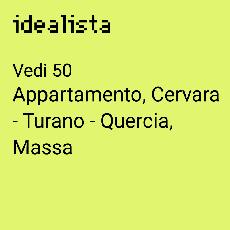 appartamento in vendita a Massa