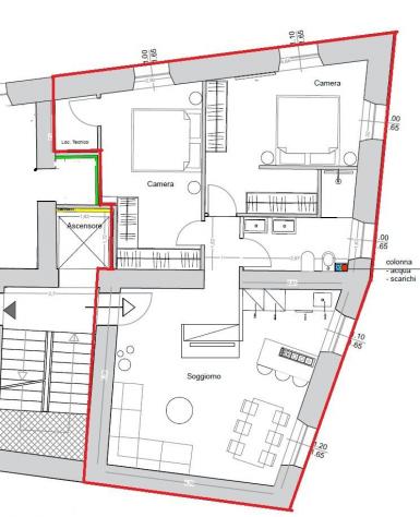 appartamento in vendita a Massa in zona Borgo del Ponte