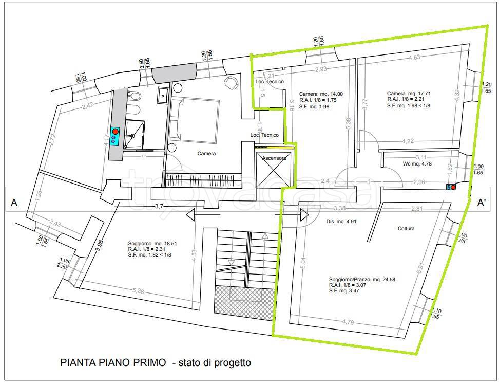 appartamento in vendita a Massa in zona Centro Storico