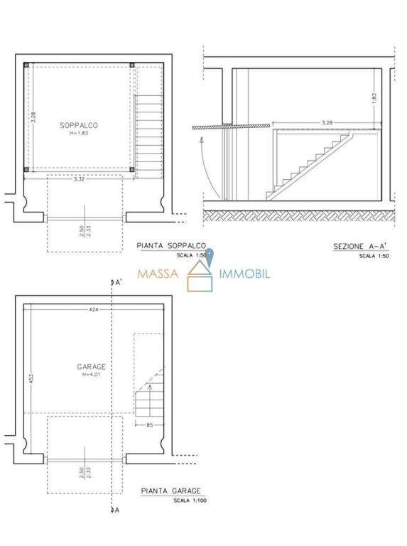 locale di sgombero in vendita a Massa in zona Quercioli