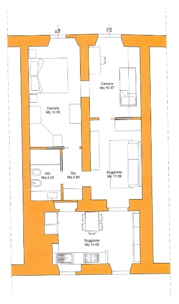 appartamento in vendita a Massa in zona Borgo del Ponte
