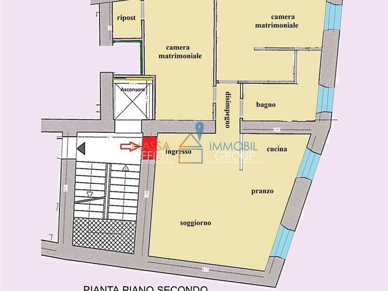 appartamento in vendita a Massa in zona Centro Storico