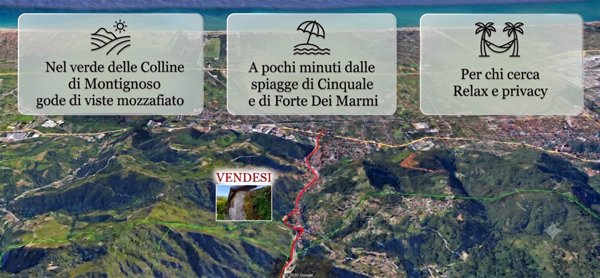 casa indipendente in vendita a Montignoso in zona Palatina