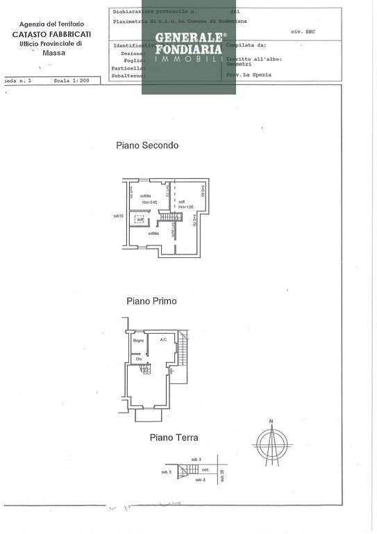 appartamento in vendita a Podenzana