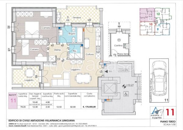 appartamento in vendita a Villafranca in Lunigiana