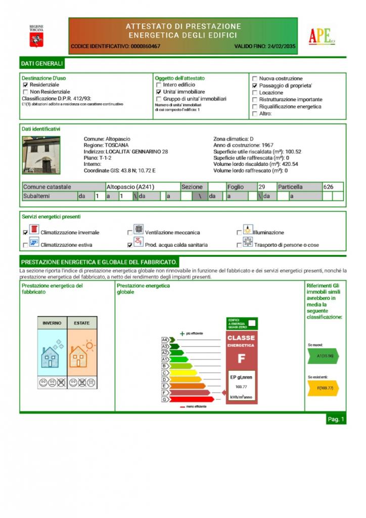 casa indipendente in vendita ad Altopascio in zona Spianate
