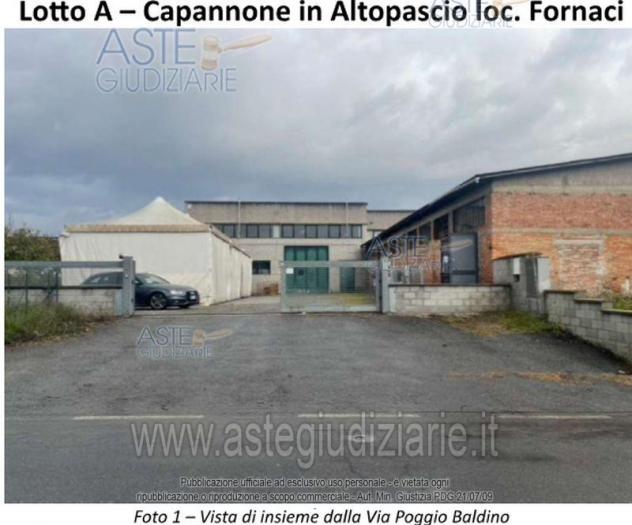 locale commerciale in vendita ad Altopascio