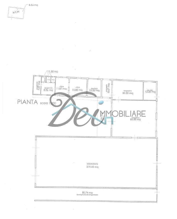 locale commerciale in vendita a Capannori in zona Lunata
