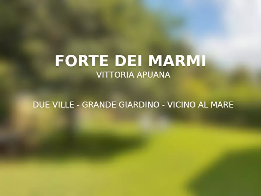 casa indipendente in vendita a Forte dei Marmi in zona Vittoria Apuana