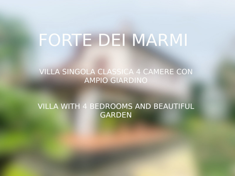 casa indipendente in vendita a Forte dei Marmi