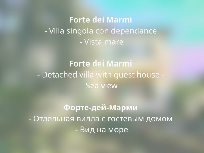 casa indipendente in vendita a Forte dei Marmi