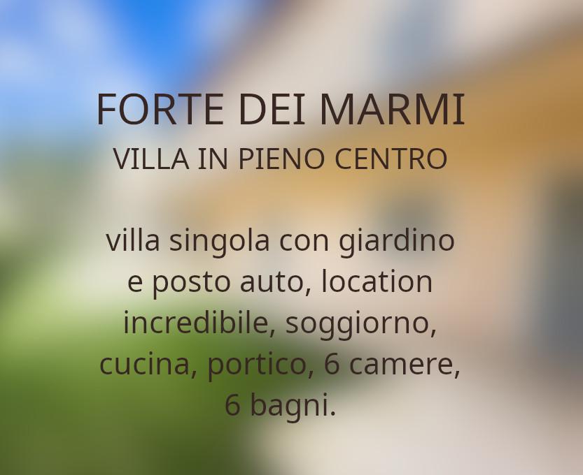 casa indipendente in vendita a Forte dei Marmi