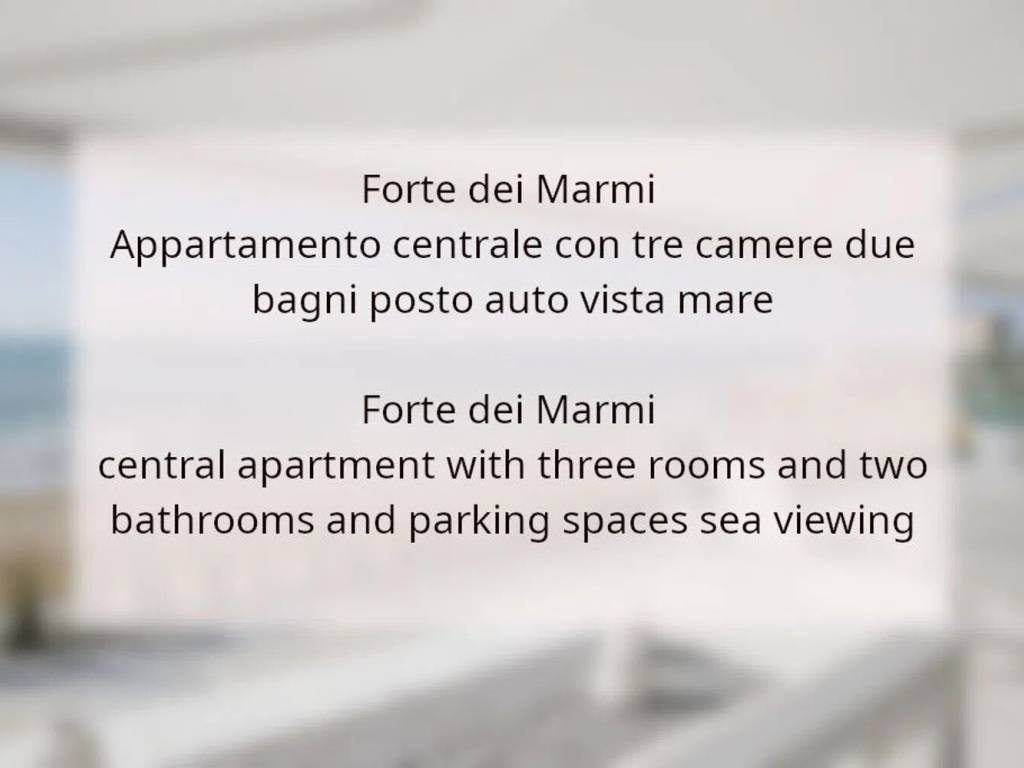 appartamento in vendita a Forte dei Marmi