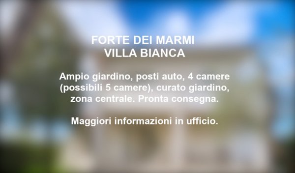 casa indipendente in vendita a Forte dei Marmi