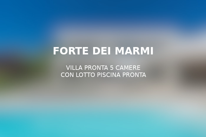 casa indipendente in vendita a Forte dei Marmi