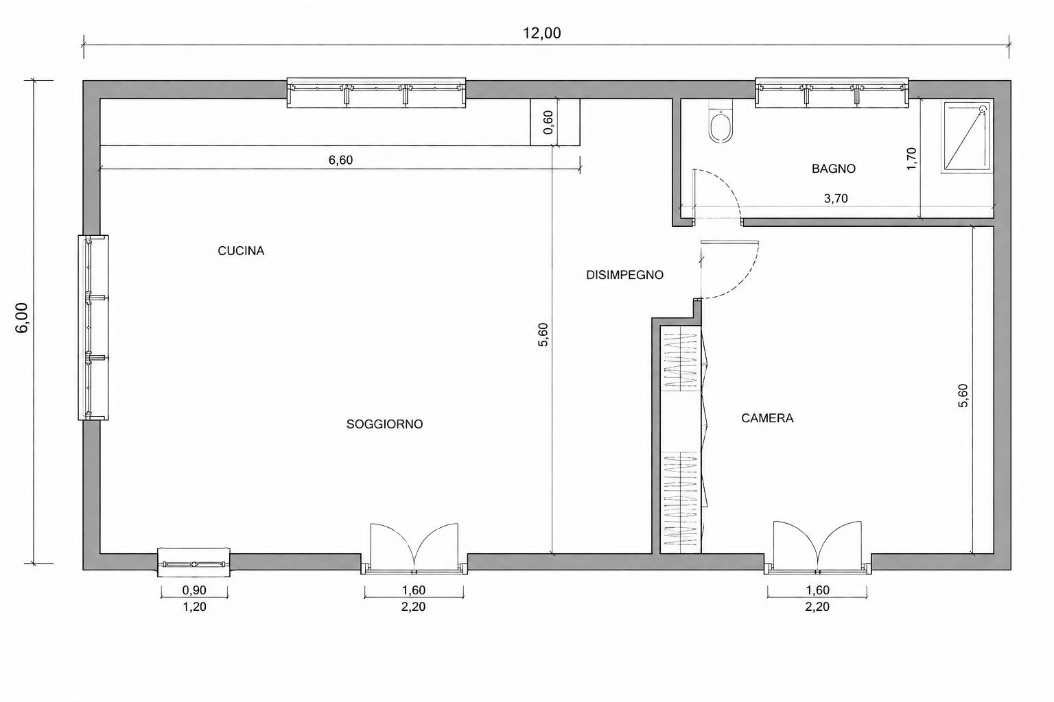 appartamento in vendita a Forte dei Marmi in zona Roma Imperiale