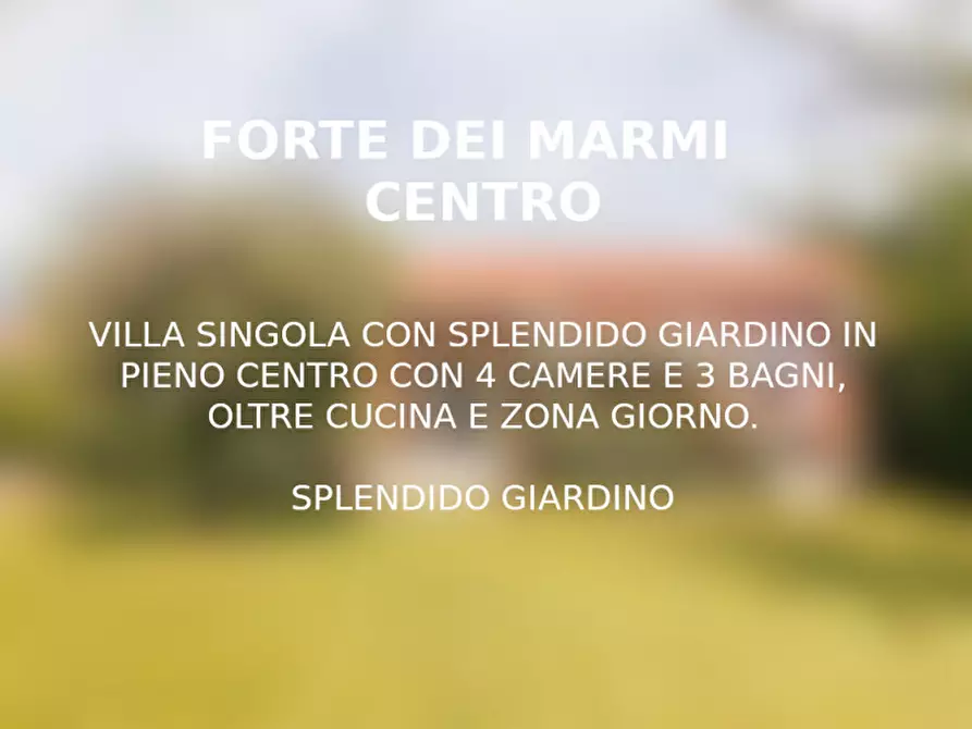 casa indipendente in vendita a Forte dei Marmi
