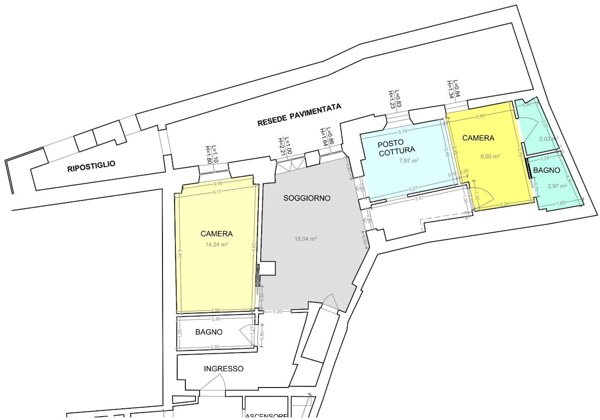 appartamento in vendita a Lucca in zona Centro Città