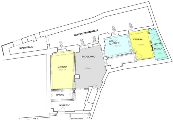 appartamento in vendita a Lucca in zona Centro Città