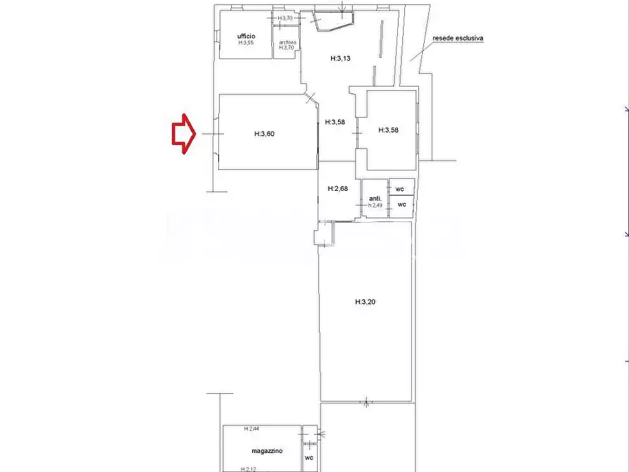 locale commerciale in vendita a Lucca in zona Centro Città