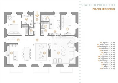 appartamento in vendita a Lucca in zona Centro Città