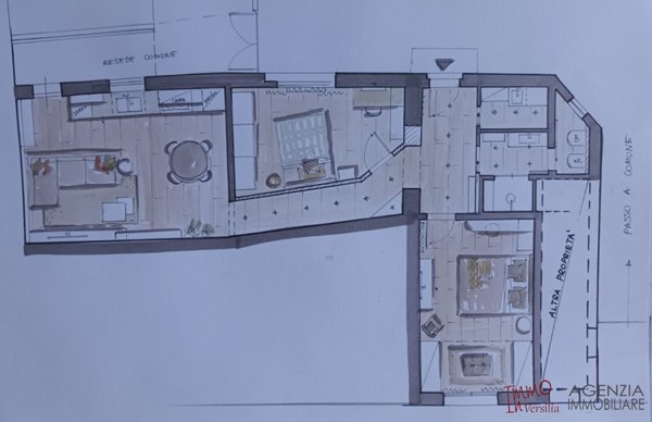 appartamento in vendita a Massarosa in zona Stiava