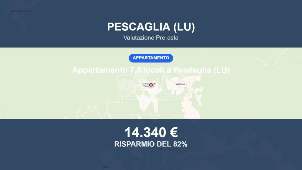 mansarda in vendita a Pescaglia in zona Colognora