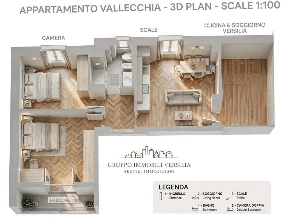 appartamento in vendita a Pietrasanta in zona Castello