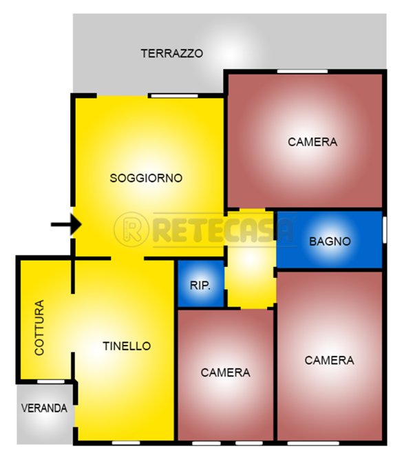 appartamento in vendita a Viareggio in zona Campo d'Aviazione