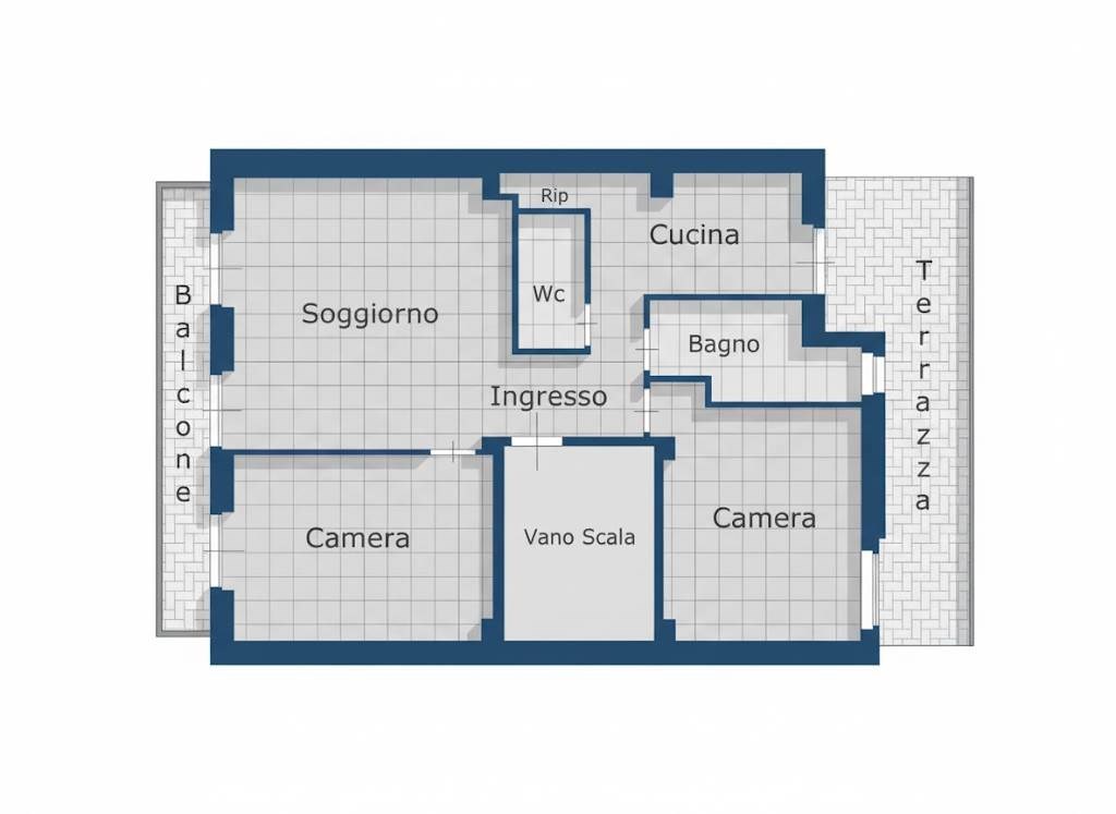 appartamento in vendita a Viareggio