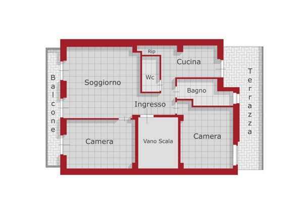 appartamento in vendita a Viareggio in zona Centro Storico
