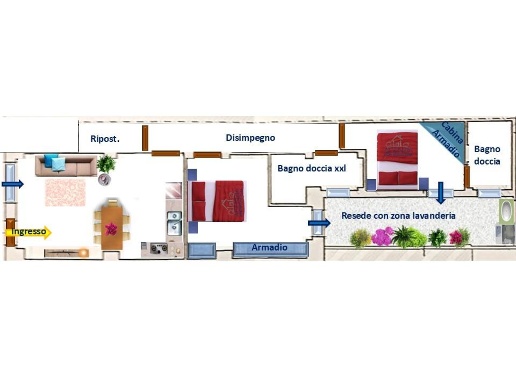 appartamento in vendita a Viareggio in zona Marco Polo