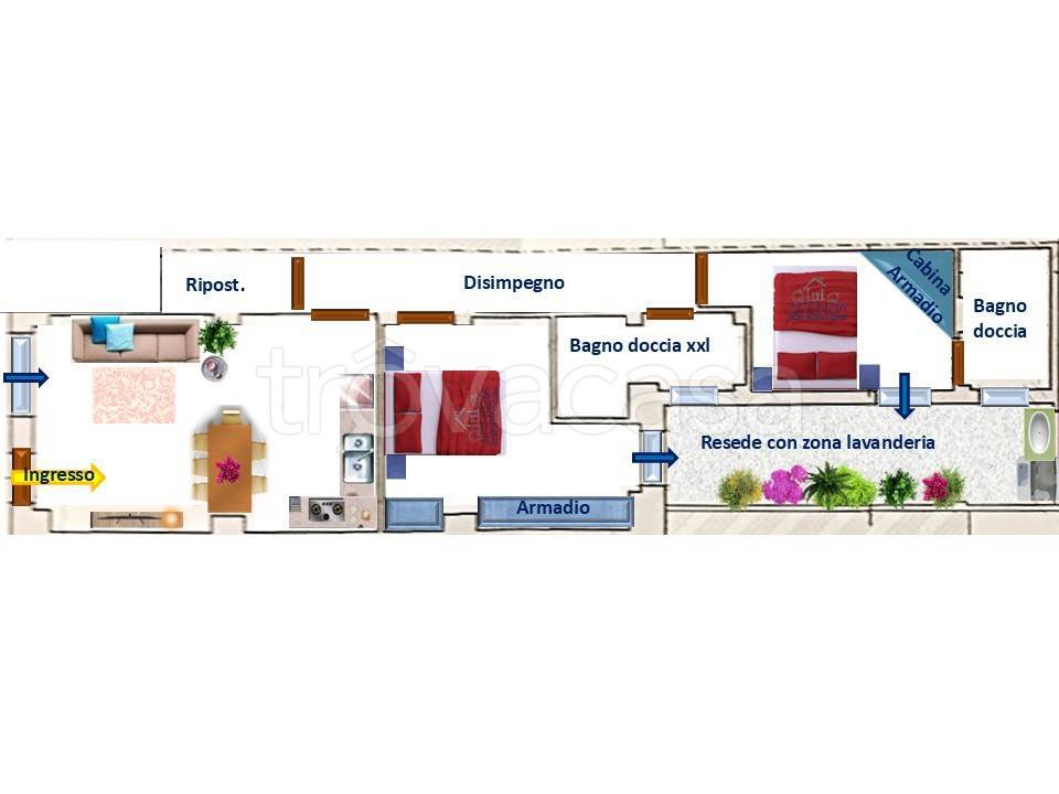 appartamento in vendita a Viareggio in zona Marco Polo