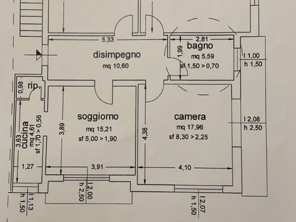 appartamento in vendita a Viareggio in zona Migliarina