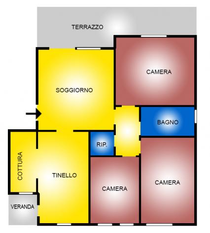 appartamento in vendita a Viareggio in zona Campo d'Aviazione