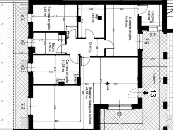 appartamento in vendita ad Agliana