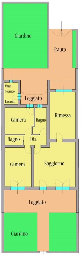 appartamento in vendita ad Agliana in zona Spedalino